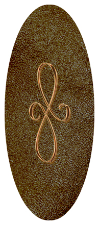 Copper Scroll Shimmer Brown